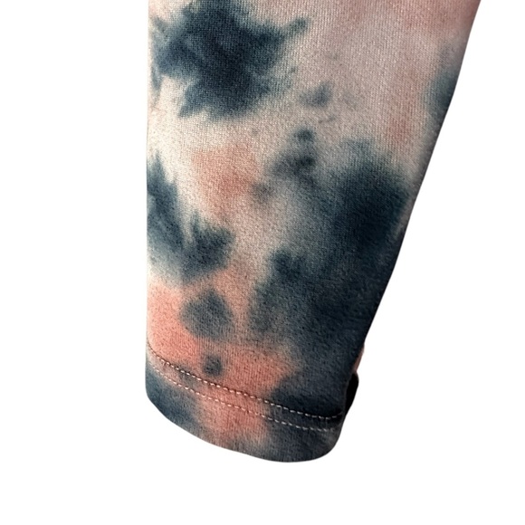 KYODAN | NWOT TIE-DYED SOFT JERSEY LOUNGE CROP OVERSIZED HOODIE | MEDIUM - Picture 5 of 9
